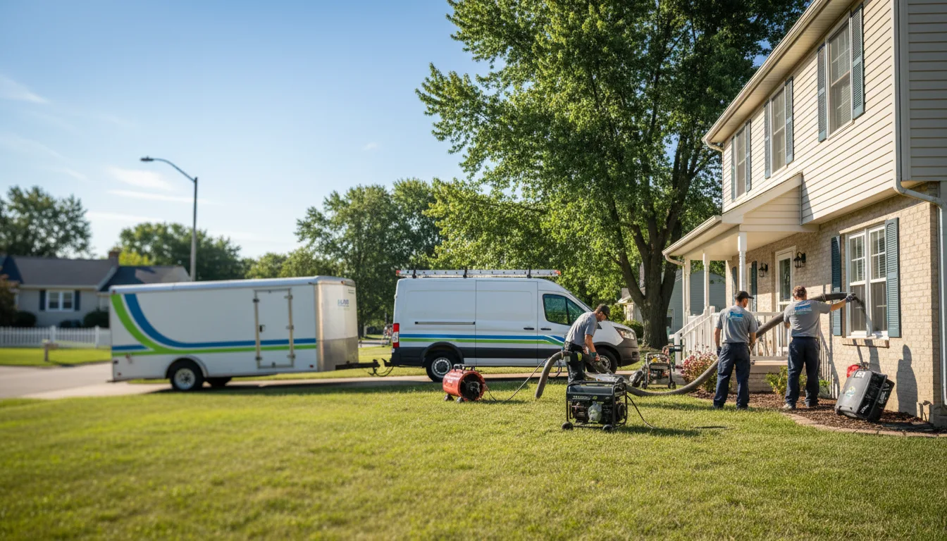 Flooded Basement Restoration And Cleanup With Repair in Princeton, WI near me